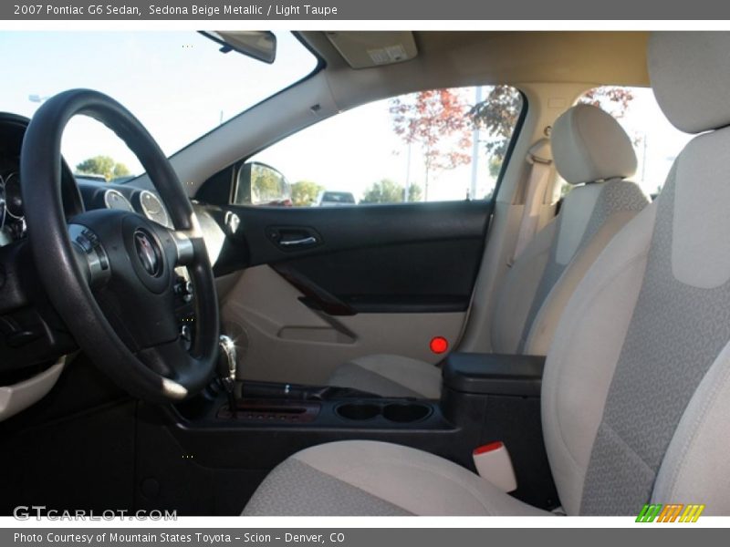 Sedona Beige Metallic / Light Taupe 2007 Pontiac G6 Sedan