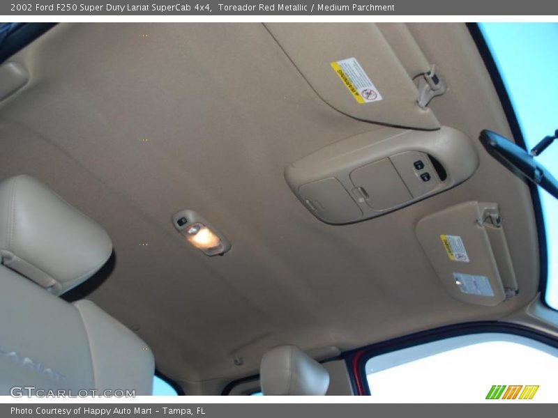  2002 F250 Super Duty Lariat SuperCab 4x4 Medium Parchment Interior