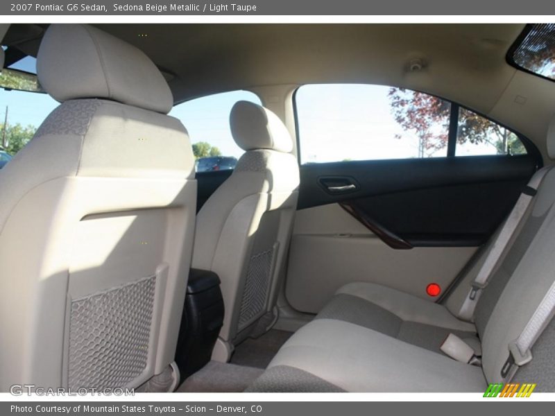 Sedona Beige Metallic / Light Taupe 2007 Pontiac G6 Sedan