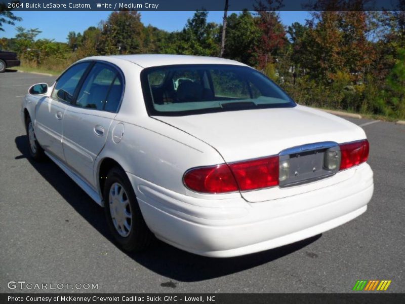 White / Medium Gray 2004 Buick LeSabre Custom