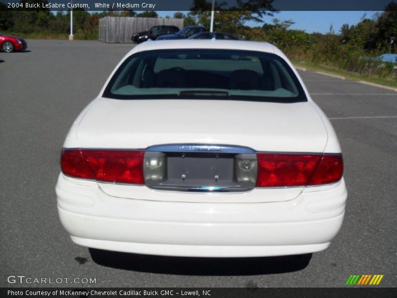 White / Medium Gray 2004 Buick LeSabre Custom