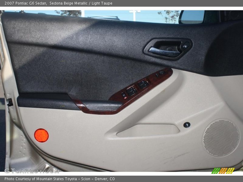 Sedona Beige Metallic / Light Taupe 2007 Pontiac G6 Sedan
