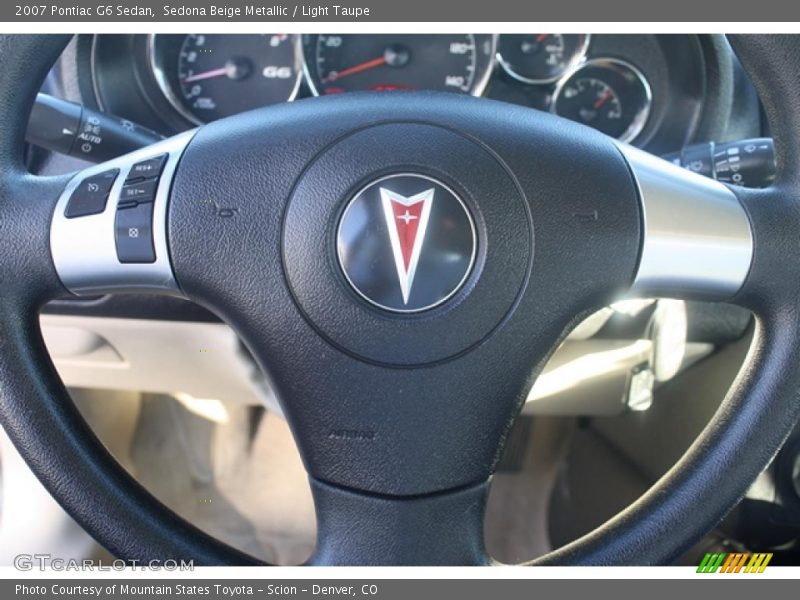 Sedona Beige Metallic / Light Taupe 2007 Pontiac G6 Sedan