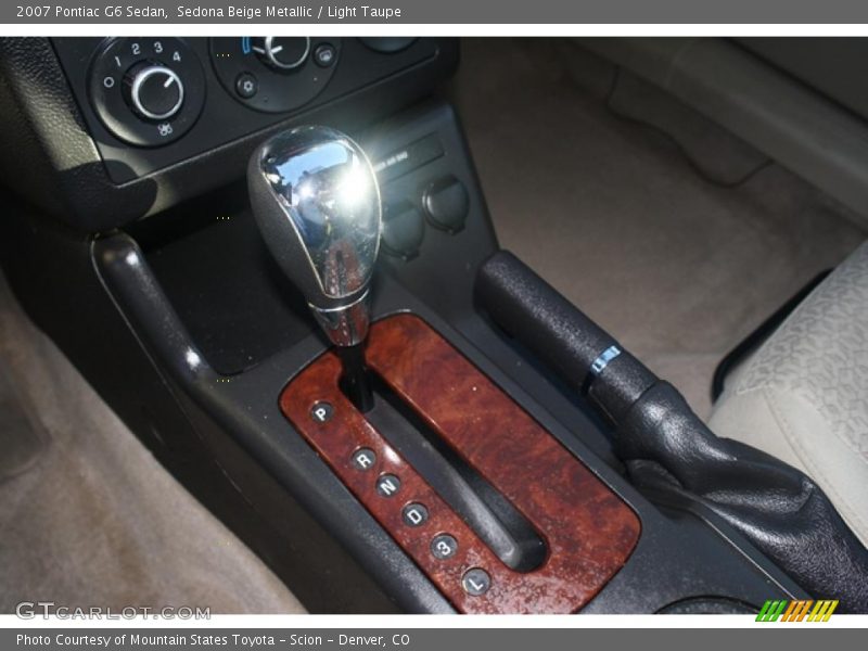 Sedona Beige Metallic / Light Taupe 2007 Pontiac G6 Sedan