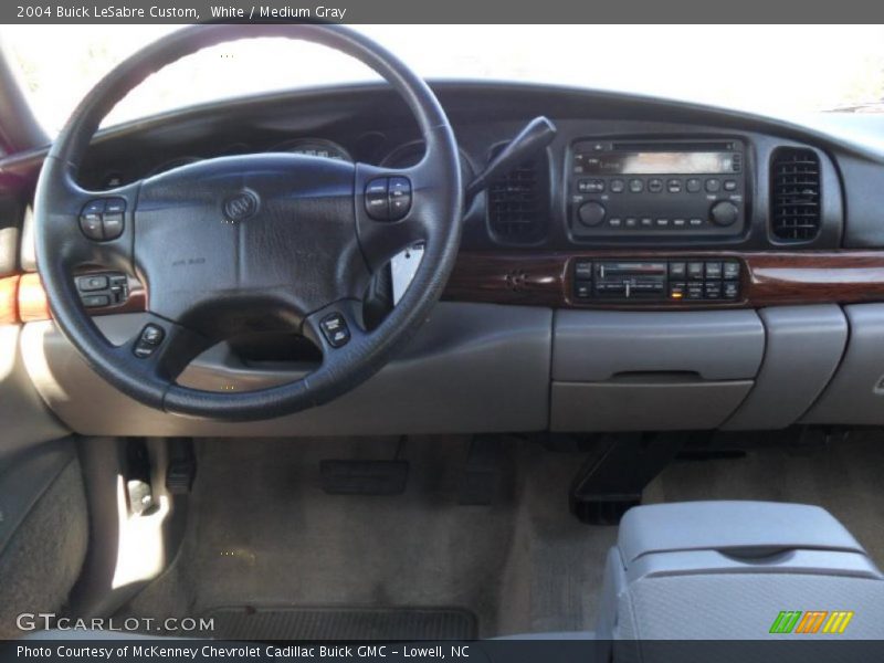 White / Medium Gray 2004 Buick LeSabre Custom