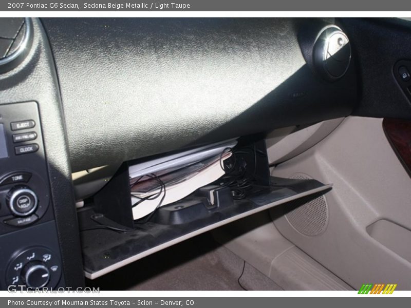 Sedona Beige Metallic / Light Taupe 2007 Pontiac G6 Sedan
