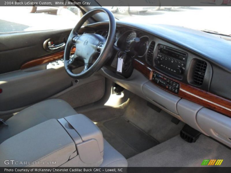 White / Medium Gray 2004 Buick LeSabre Custom