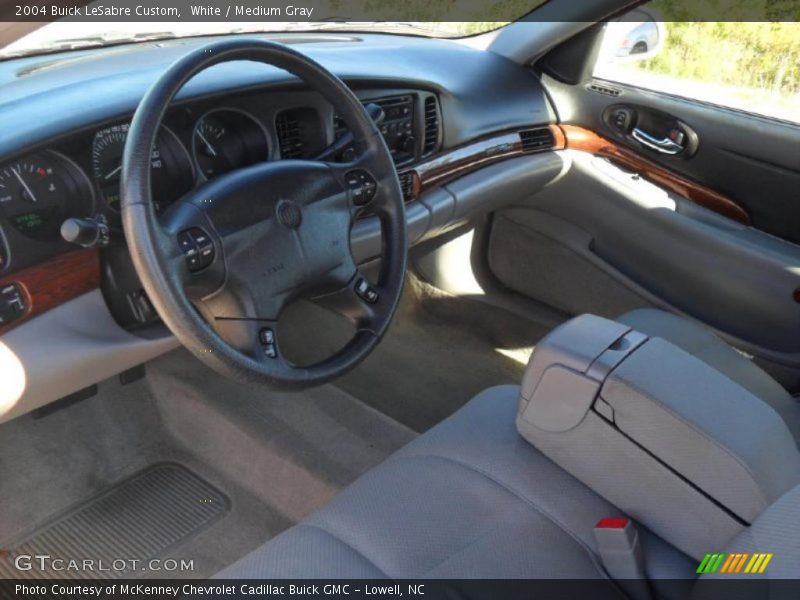 White / Medium Gray 2004 Buick LeSabre Custom