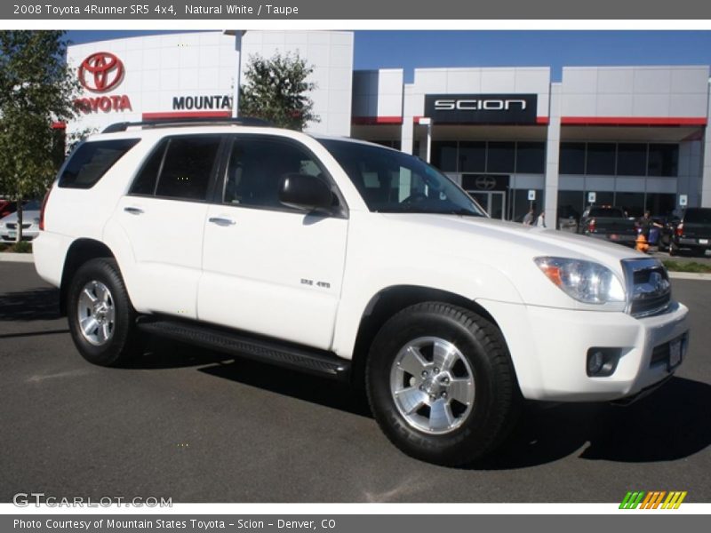 Natural White / Taupe 2008 Toyota 4Runner SR5 4x4