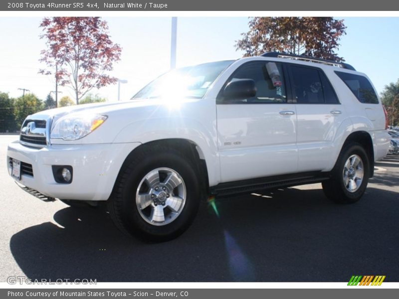 Natural White / Taupe 2008 Toyota 4Runner SR5 4x4