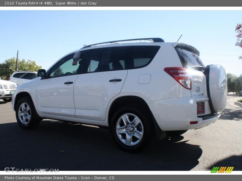 Super White / Ash Gray 2010 Toyota RAV4 I4 4WD