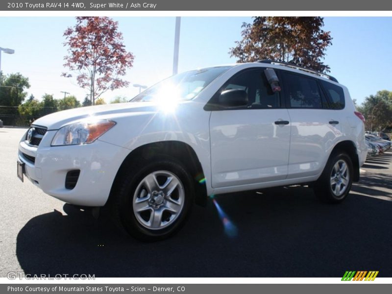 Super White / Ash Gray 2010 Toyota RAV4 I4 4WD