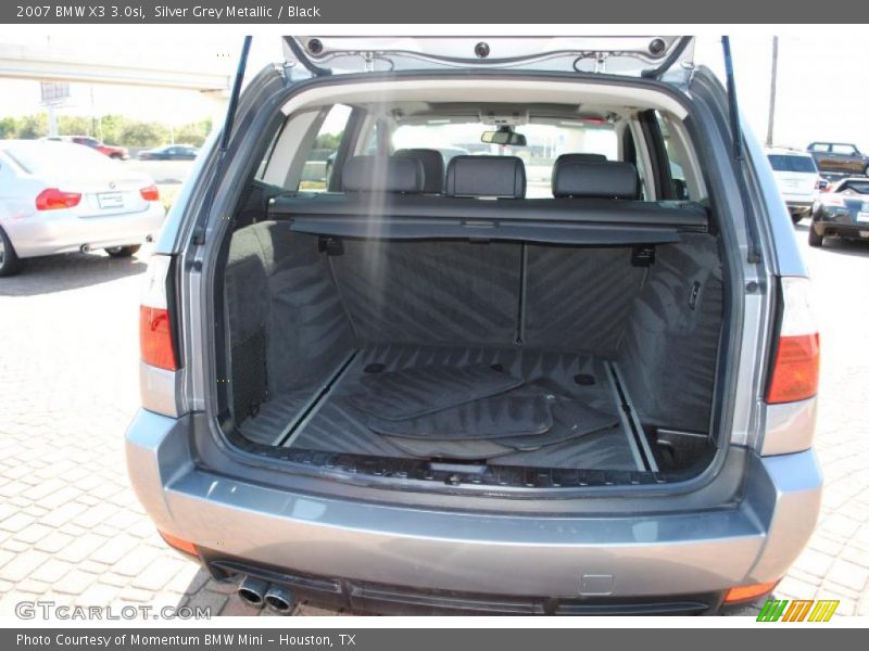 Silver Grey Metallic / Black 2007 BMW X3 3.0si