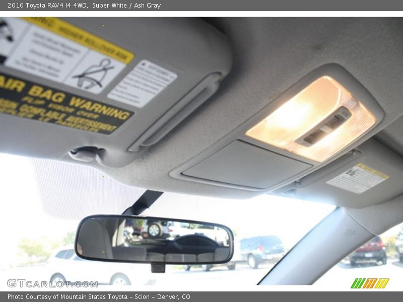 Super White / Ash Gray 2010 Toyota RAV4 I4 4WD