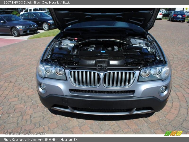 Silver Grey Metallic / Black 2007 BMW X3 3.0si