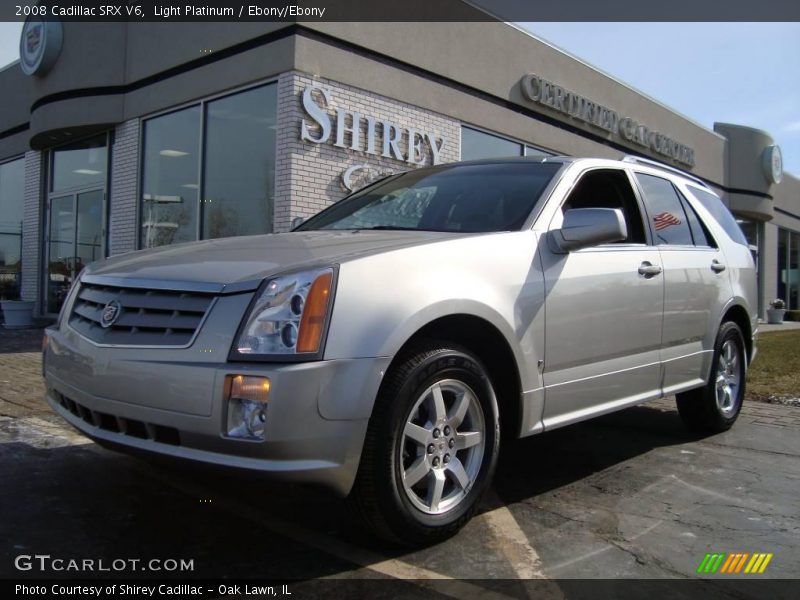 Light Platinum / Ebony/Ebony 2008 Cadillac SRX V6