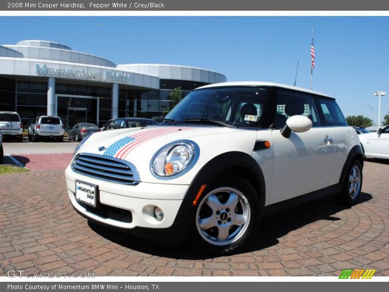 Pepper White / Grey/Black 2008 Mini Cooper Hardtop