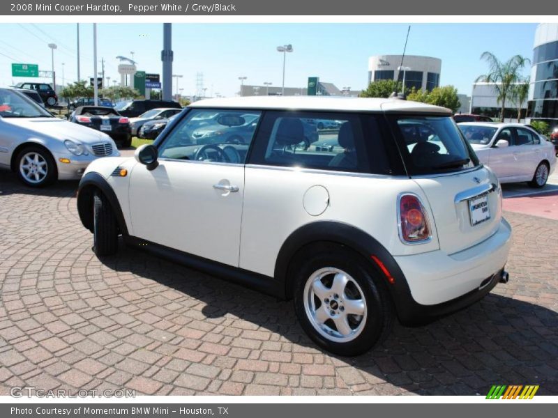 Pepper White / Grey/Black 2008 Mini Cooper Hardtop