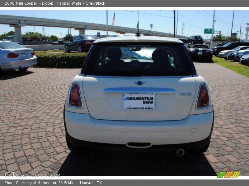 Pepper White / Grey/Black 2008 Mini Cooper Hardtop