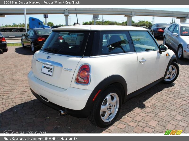 Pepper White / Grey/Black 2008 Mini Cooper Hardtop