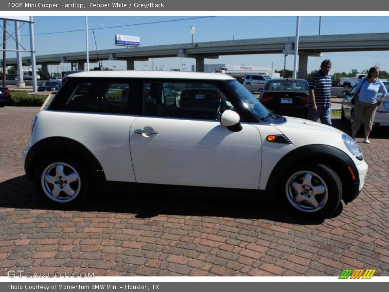 Pepper White / Grey/Black 2008 Mini Cooper Hardtop