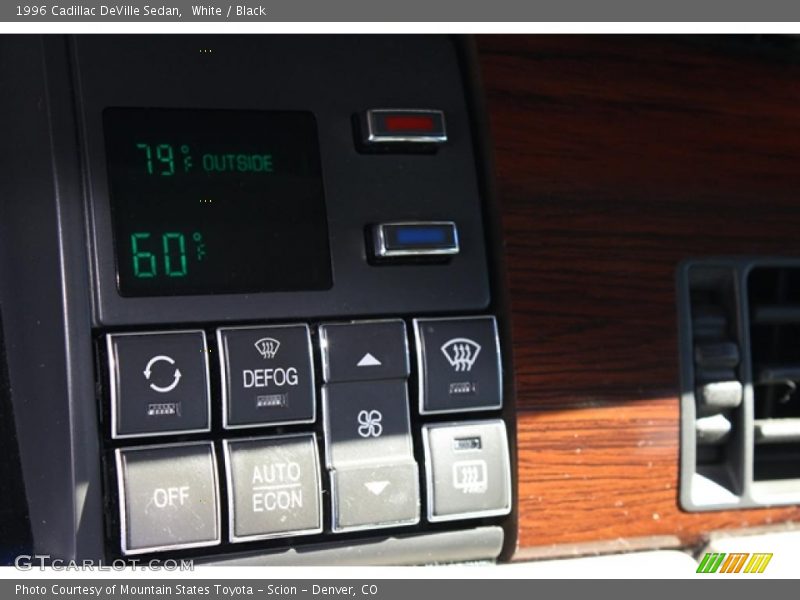 Controls of 1996 DeVille Sedan