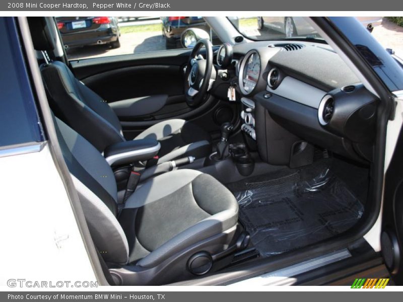 Pepper White / Grey/Black 2008 Mini Cooper Hardtop
