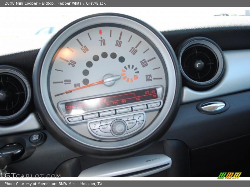 Pepper White / Grey/Black 2008 Mini Cooper Hardtop