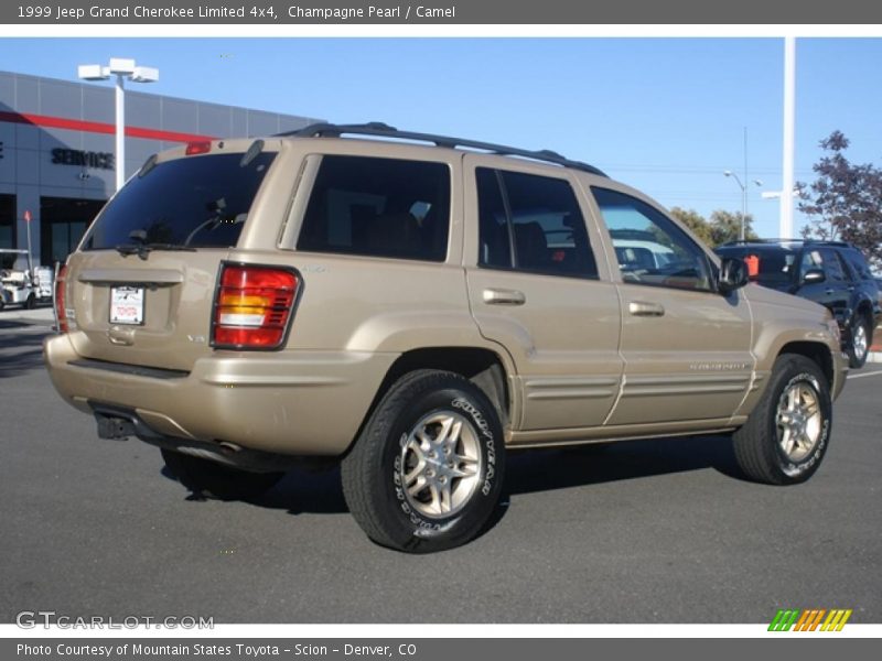 Champagne Pearl / Camel 1999 Jeep Grand Cherokee Limited 4x4