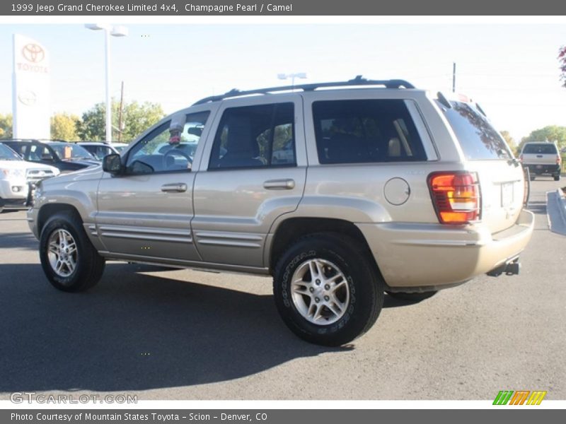 Champagne Pearl / Camel 1999 Jeep Grand Cherokee Limited 4x4