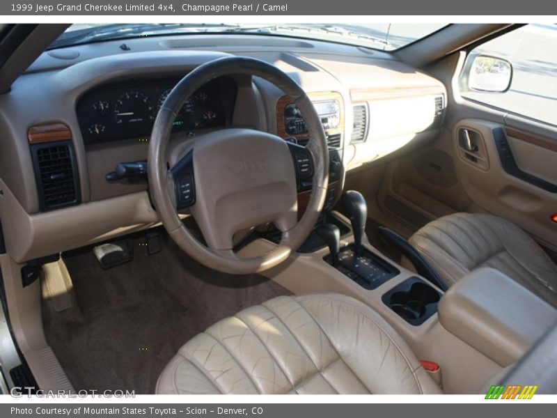 Champagne Pearl / Camel 1999 Jeep Grand Cherokee Limited 4x4