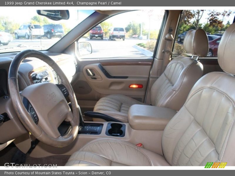 Champagne Pearl / Camel 1999 Jeep Grand Cherokee Limited 4x4