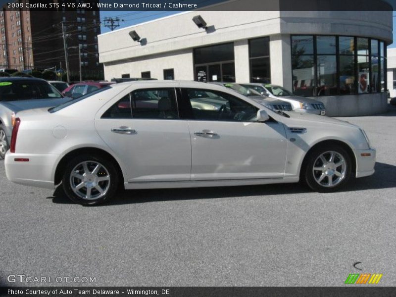 White Diamond Tricoat / Cashmere 2008 Cadillac STS 4 V6 AWD