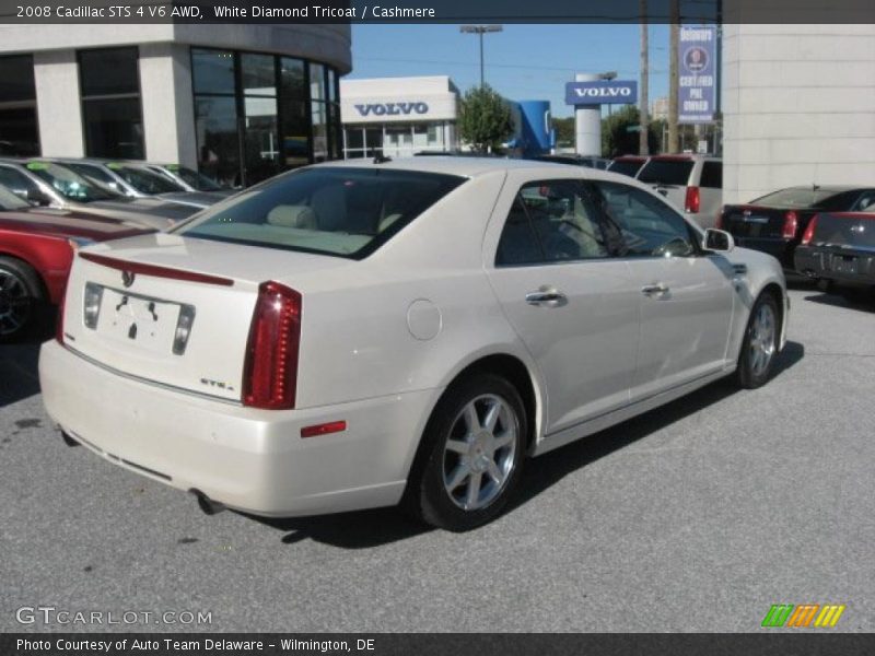 White Diamond Tricoat / Cashmere 2008 Cadillac STS 4 V6 AWD