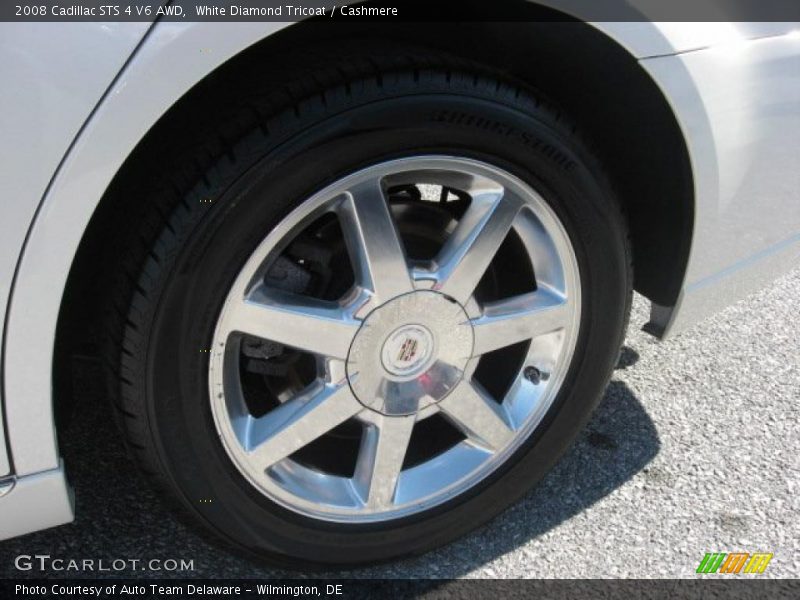 White Diamond Tricoat / Cashmere 2008 Cadillac STS 4 V6 AWD