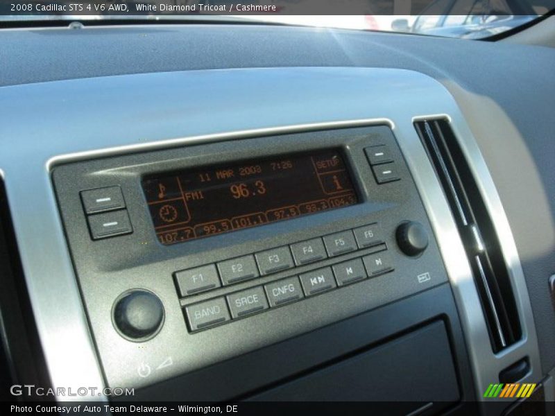 White Diamond Tricoat / Cashmere 2008 Cadillac STS 4 V6 AWD