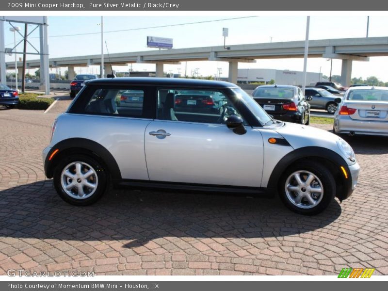 Pure Silver Metallic / Black/Grey 2009 Mini Cooper Hardtop