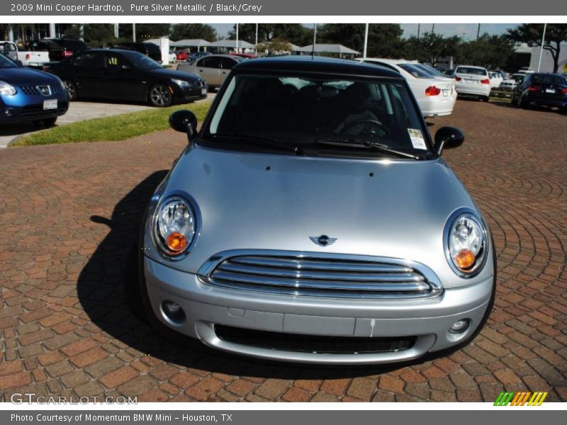 Pure Silver Metallic / Black/Grey 2009 Mini Cooper Hardtop