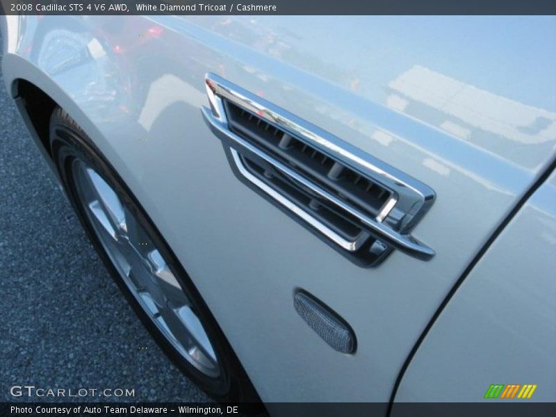 White Diamond Tricoat / Cashmere 2008 Cadillac STS 4 V6 AWD