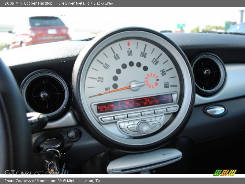 Pure Silver Metallic / Black/Grey 2009 Mini Cooper Hardtop