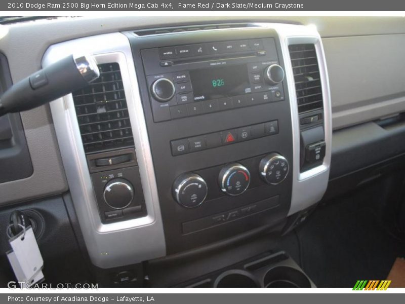 Flame Red / Dark Slate/Medium Graystone 2010 Dodge Ram 2500 Big Horn Edition Mega Cab 4x4