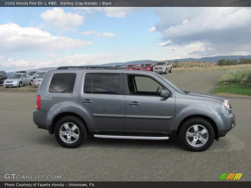 Sterling Gray Metallic / Black 2009 Honda Pilot EX-L 4WD