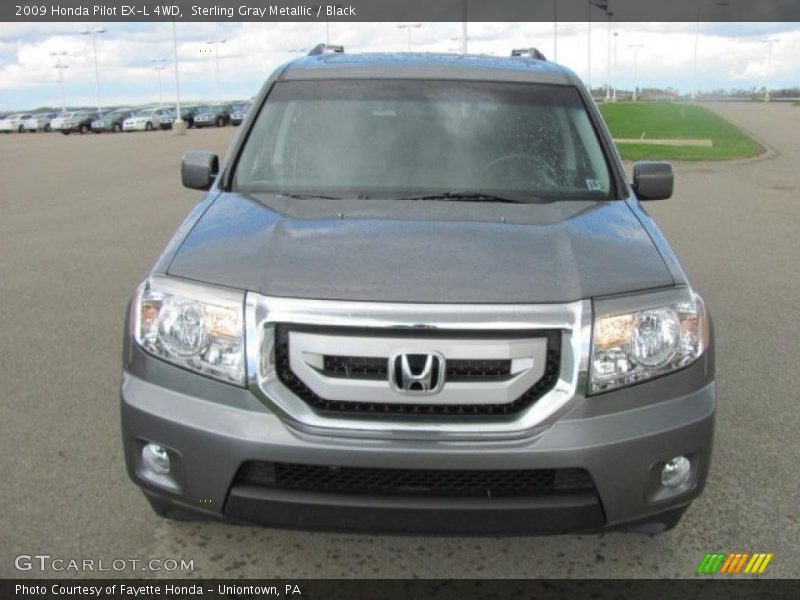 Sterling Gray Metallic / Black 2009 Honda Pilot EX-L 4WD
