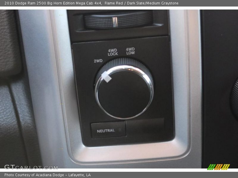 Flame Red / Dark Slate/Medium Graystone 2010 Dodge Ram 2500 Big Horn Edition Mega Cab 4x4