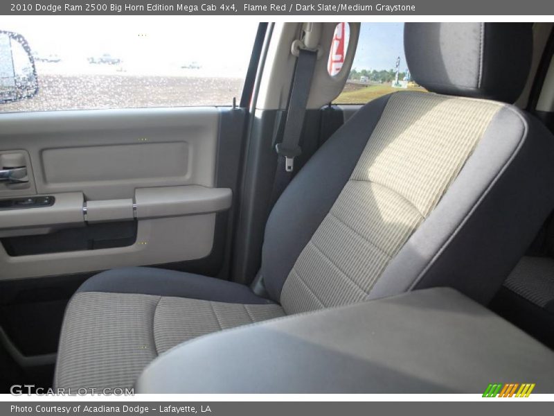 Flame Red / Dark Slate/Medium Graystone 2010 Dodge Ram 2500 Big Horn Edition Mega Cab 4x4