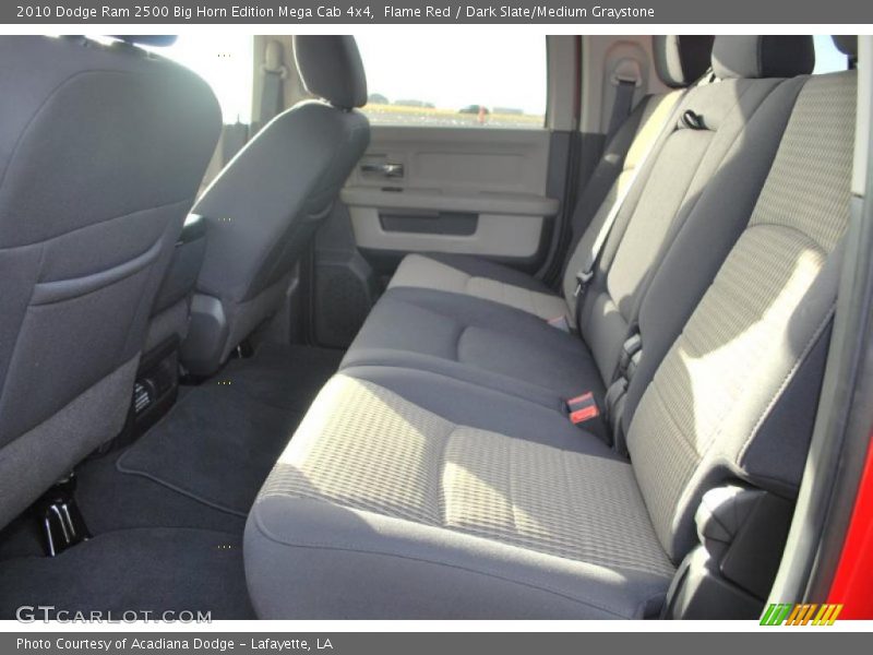 Flame Red / Dark Slate/Medium Graystone 2010 Dodge Ram 2500 Big Horn Edition Mega Cab 4x4