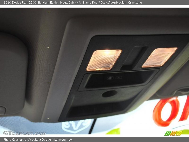 Flame Red / Dark Slate/Medium Graystone 2010 Dodge Ram 2500 Big Horn Edition Mega Cab 4x4