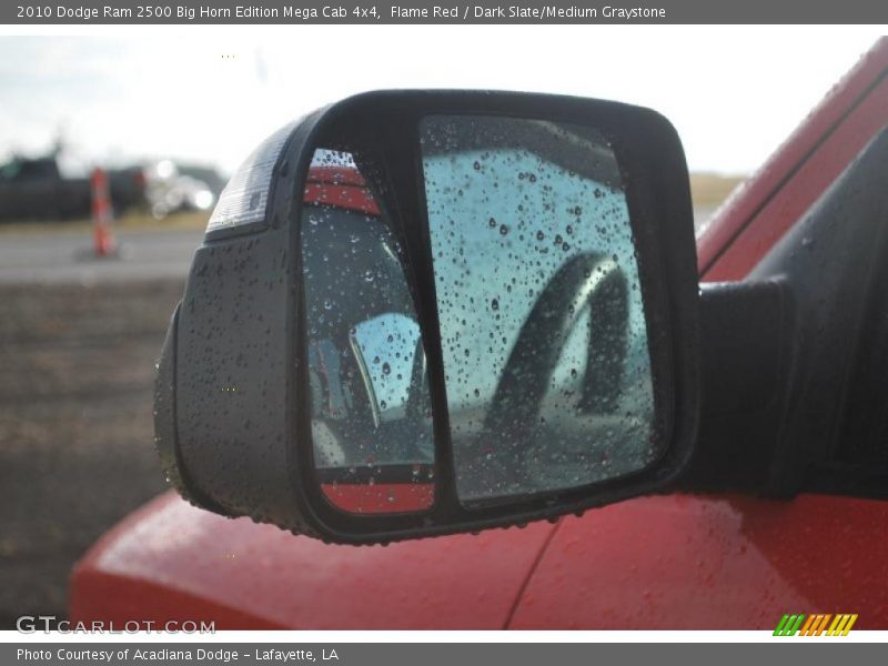 Flame Red / Dark Slate/Medium Graystone 2010 Dodge Ram 2500 Big Horn Edition Mega Cab 4x4