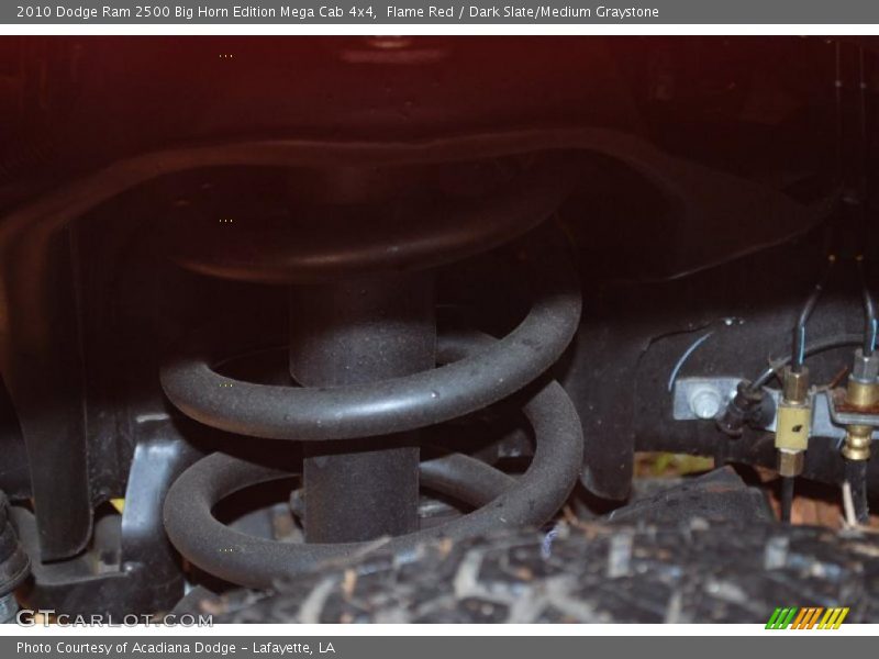Flame Red / Dark Slate/Medium Graystone 2010 Dodge Ram 2500 Big Horn Edition Mega Cab 4x4