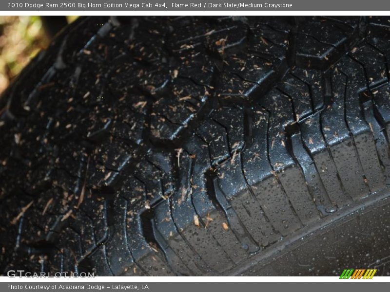 Flame Red / Dark Slate/Medium Graystone 2010 Dodge Ram 2500 Big Horn Edition Mega Cab 4x4